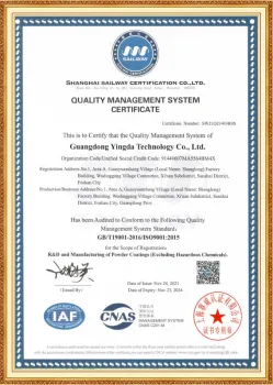 ISO9001 Quality Management System Certificate